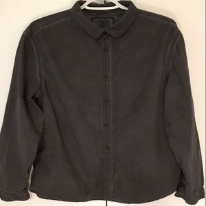 Guess Distressed Long Sleeved Button down Dress